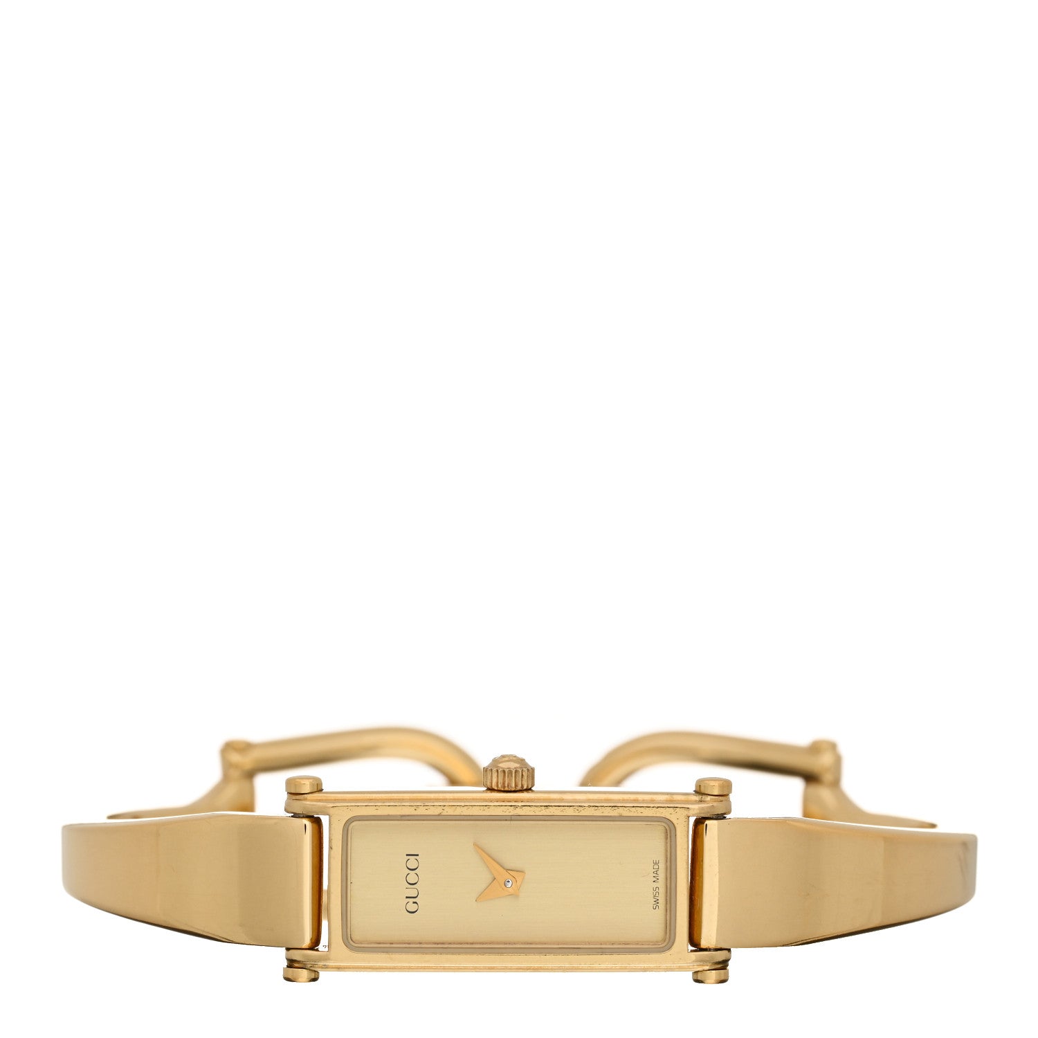Gucci Stainless Steel 12mm 1500L Horsebit Quartz Watch Gold 2 of 5