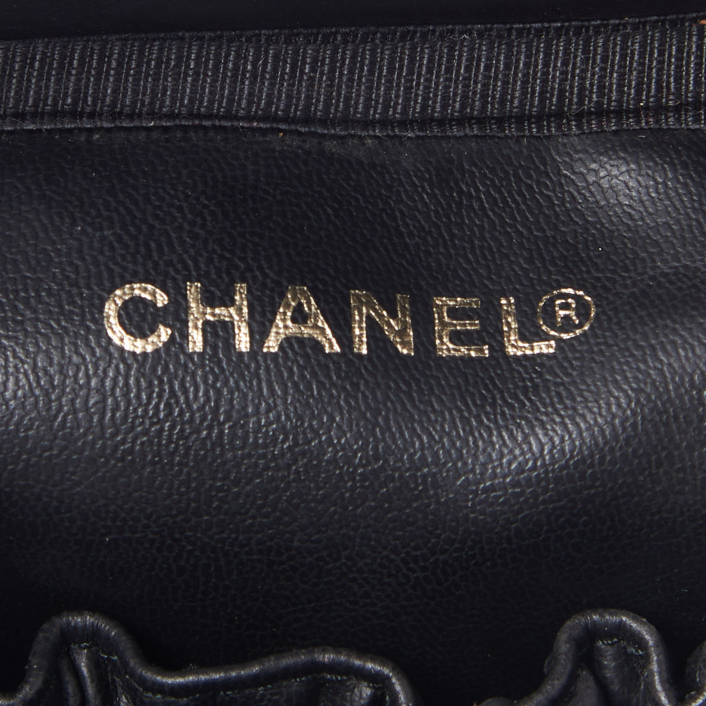 Chanel Caviar Vanity Cosmetic Case Black 8 of 9