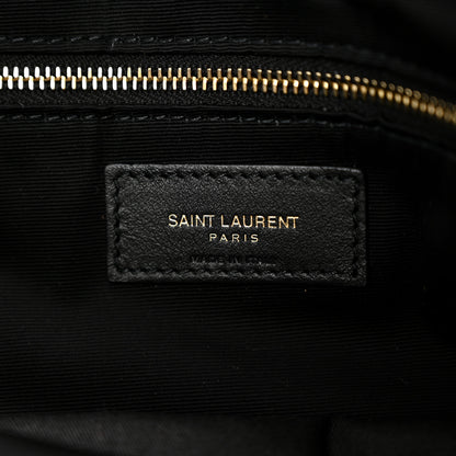 Saint Laurent Suede Shearling Quilted Le Pochon Natural Tan 6 of 12