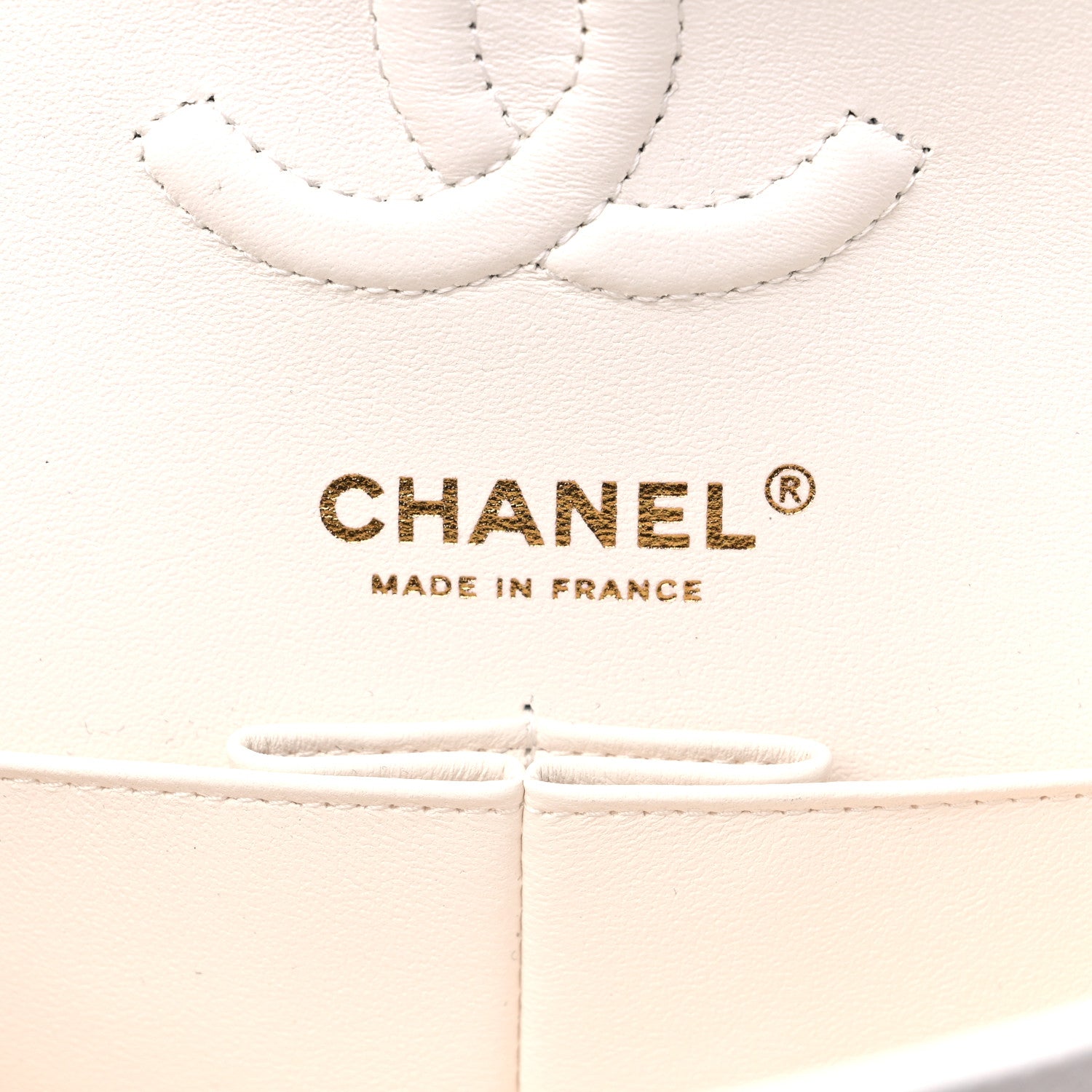 Chanel Caviar Quilted Small Double Flap White 6 of 10