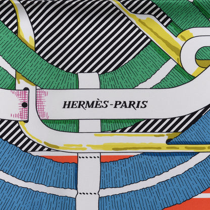 Hermes Silk Mors A Jouets Chemise Scarf 90 2 of 5