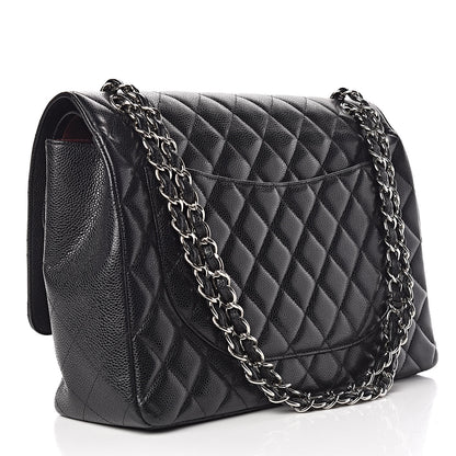Chanel Caviar Quilted Maxi Double Flap Black 3 of 14