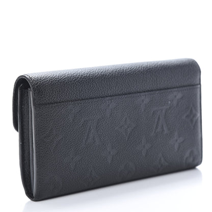 Louis Vuitton Empreinte Sarah Wallet NM Black 3 of 11