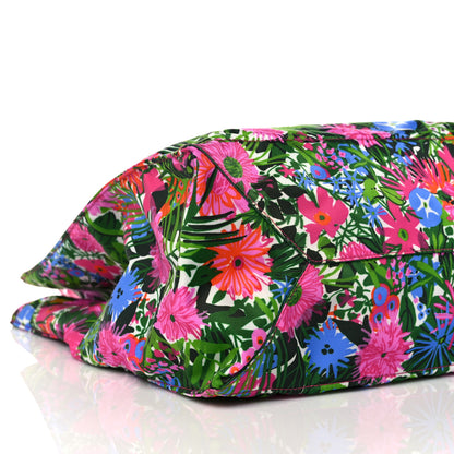 Prada Tessuto Nylon Floral Print Tote Pink 9 of 10