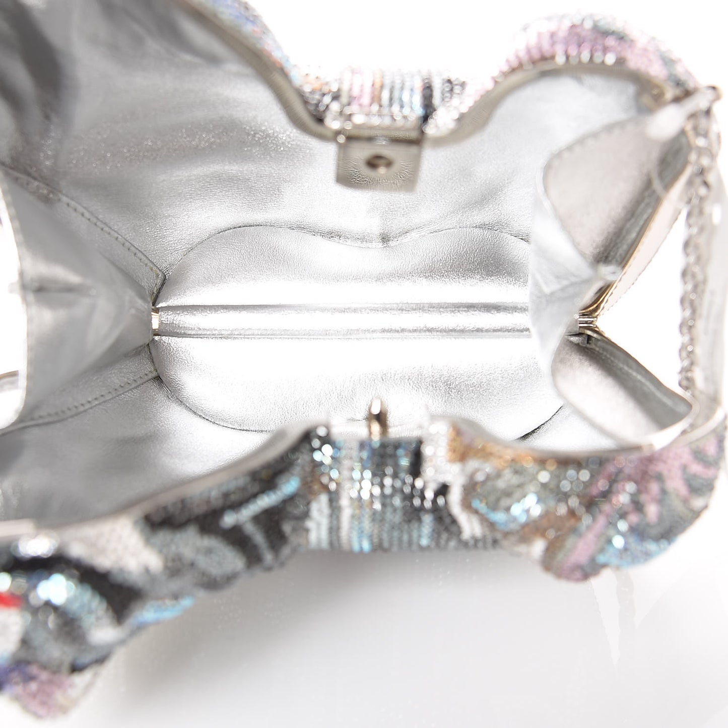 Crystal Shih Tzu Minaudiere Clutch