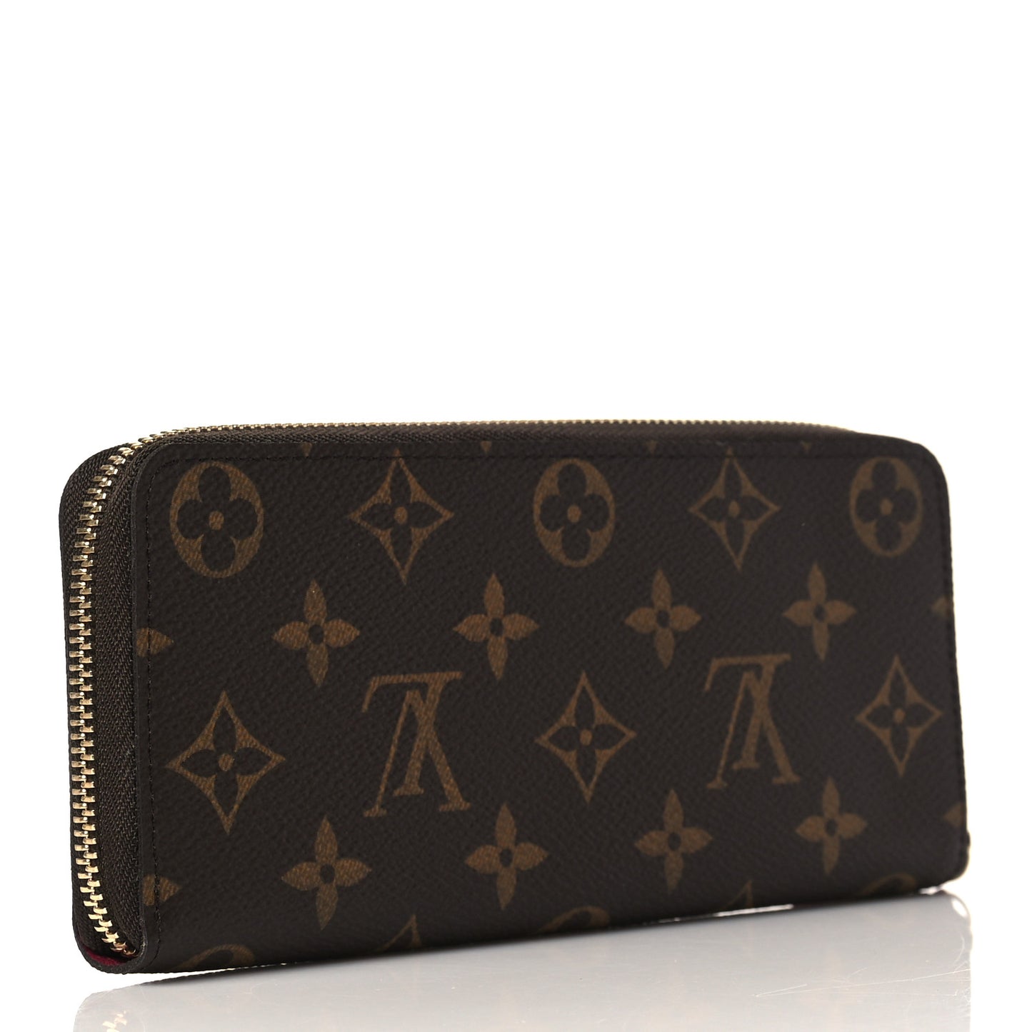 Monogram Clemence Wallet Fuchsia