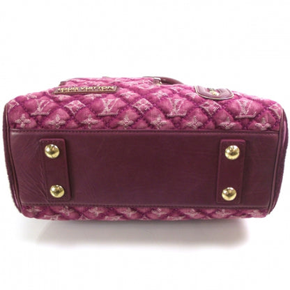 Louis Vuitton Monogram Quilted Denim Linda Fuchsia LTD ED 4 of 10