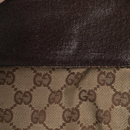 Gucci GG Monogram Double Pocket Belt Bag Dark Brown 15 of 18