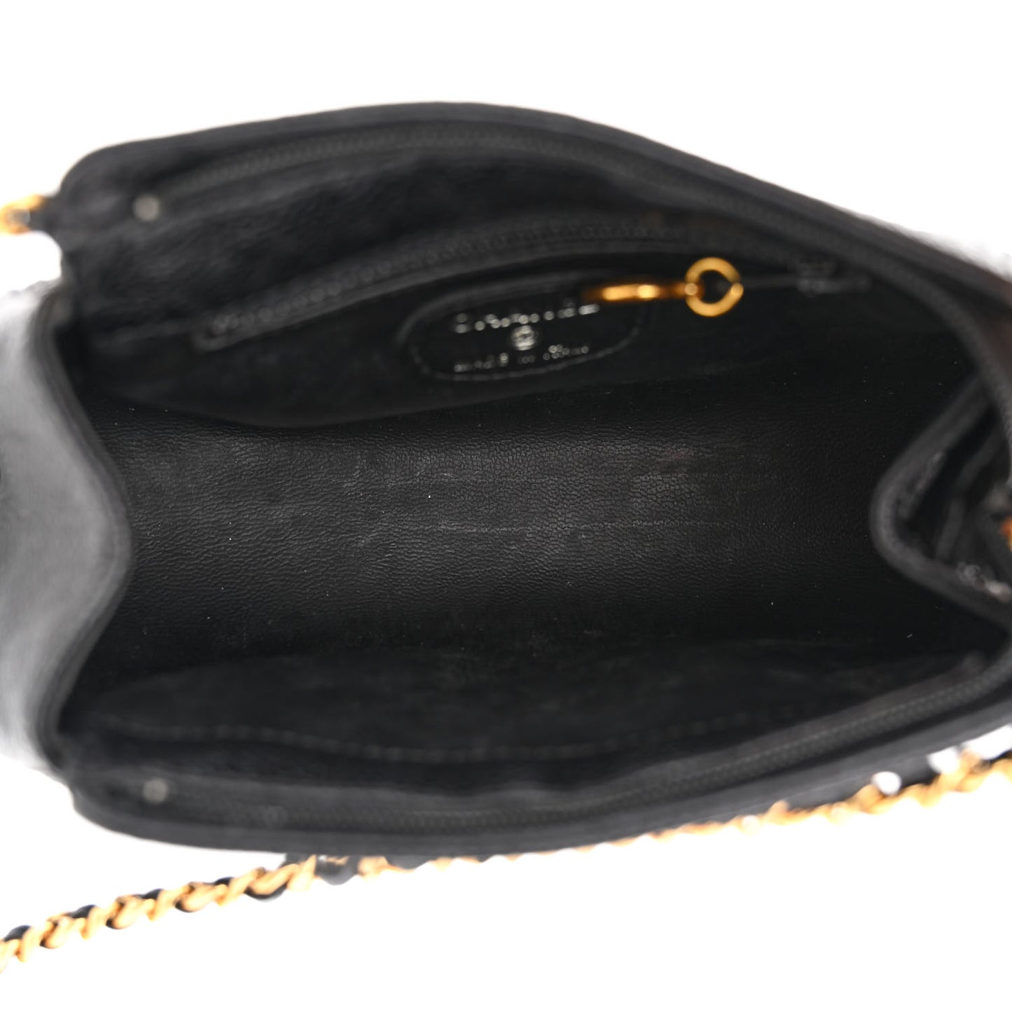 Caviar CC Shoulder Bag Black