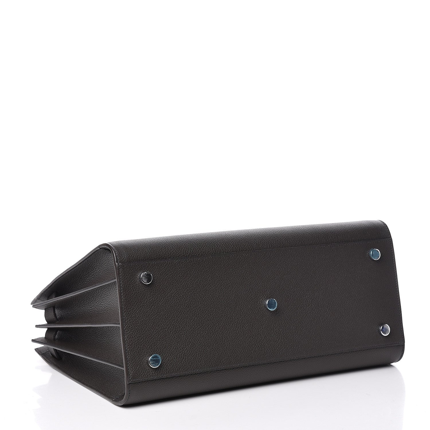 Saint Laurent Grained Calfskin Small Sac De Jour Coal 4 of 9