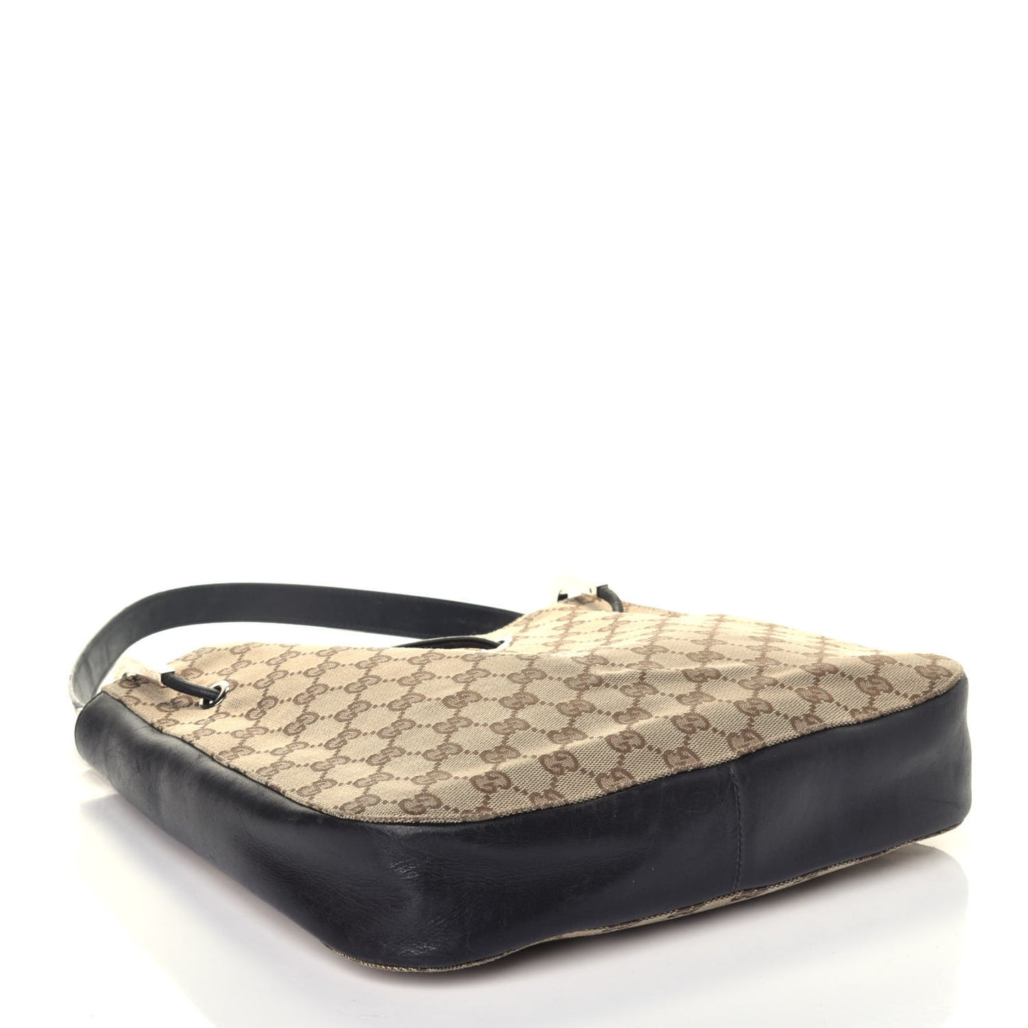 Monogram Small Drawstring Shoulder Bag Black