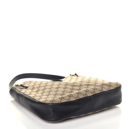 Gucci Monogram Small Drawstring Shoulder Bag Black 4 of 9