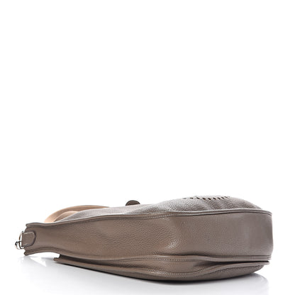 Hermes Taurillon Clemence Evelyne III GM Etoupe 4 of 13