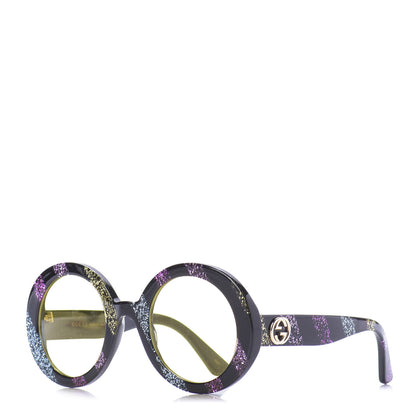 Gucci Acetate Round Glitter GG0319S Sunglasses Rainbow 1 of 11