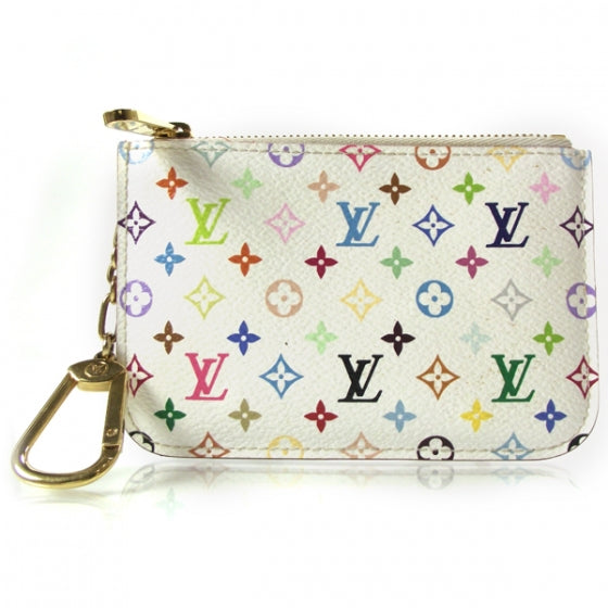 Monogram Multicolor Key Holder White Raisin