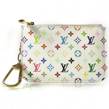Louis Vuitton Monogram Multicolor Key Holder White Raisin 1 of 7