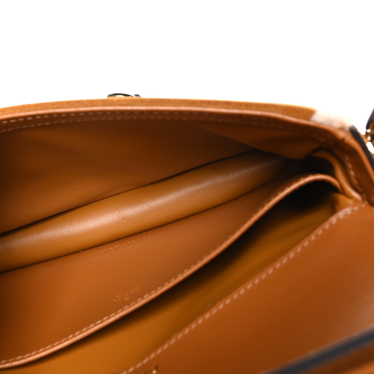 Suede Shearling Horsebit Mini 1955 Shoulder Bag Honey Beige Milk