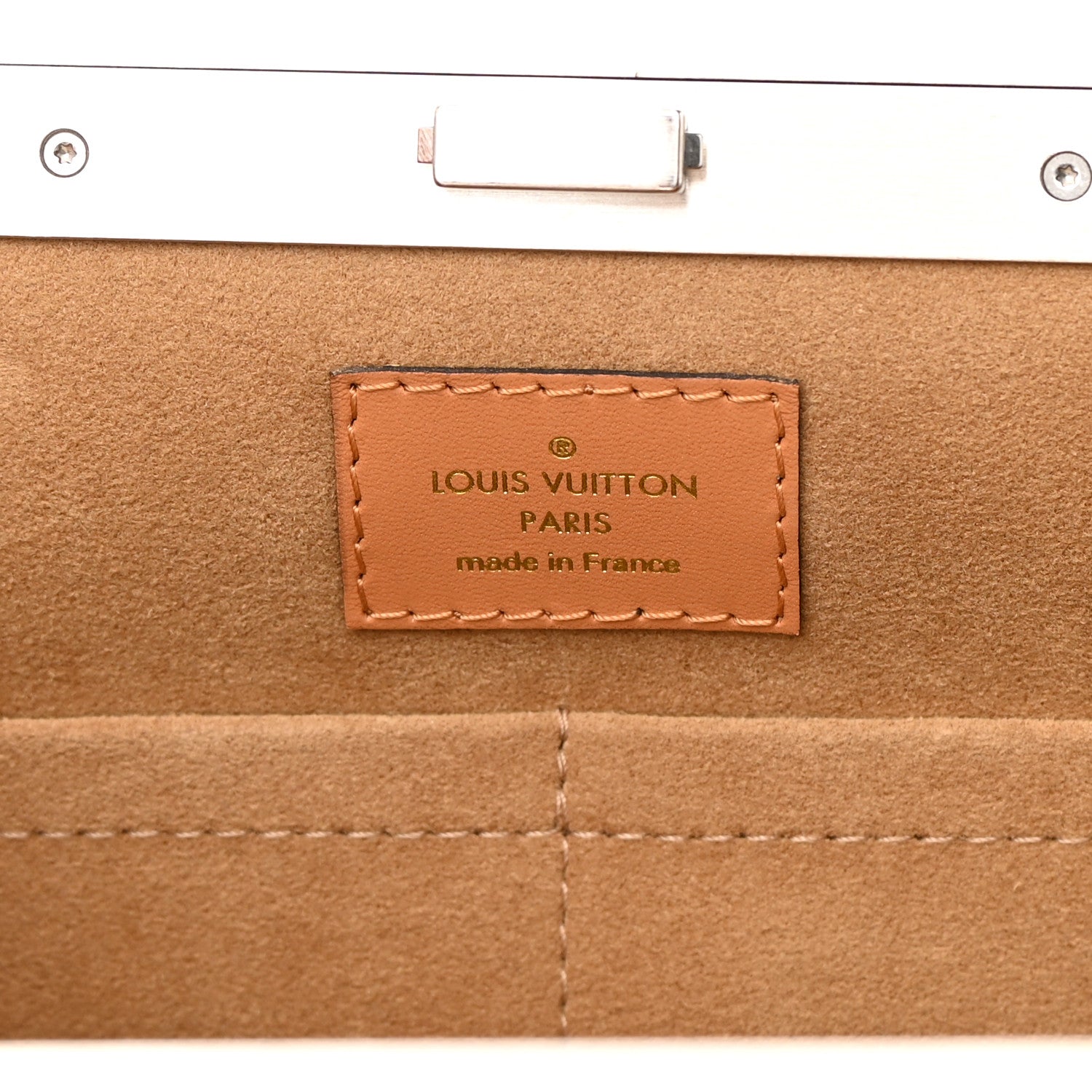 Louis Vuitton Calfskin Transformed Monogram Time Trunk Crown Frame Bag 6 of 12