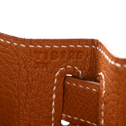 Hermes Epsom Kelly Sellier 28 Gold 7 of 11