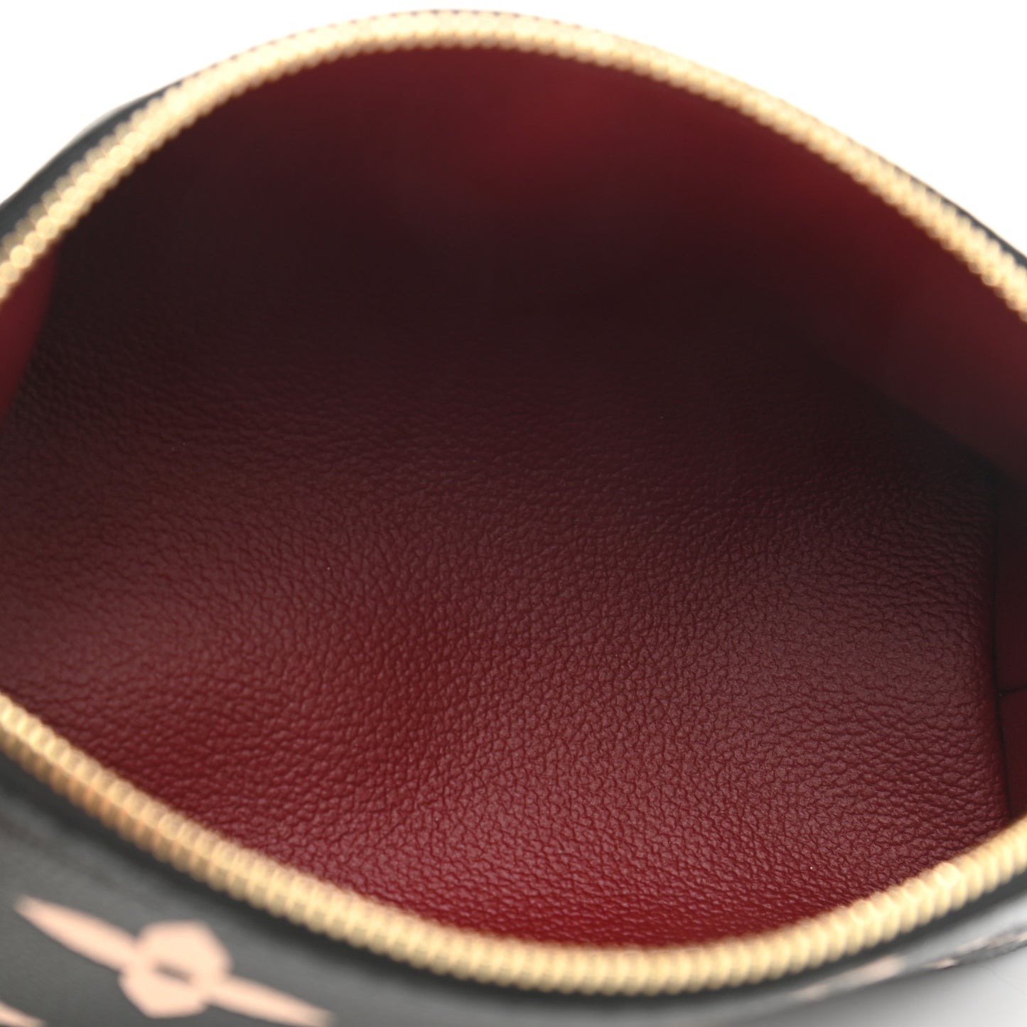 Empreinte Monogram Giant Cosmetic Pouch Black Beige