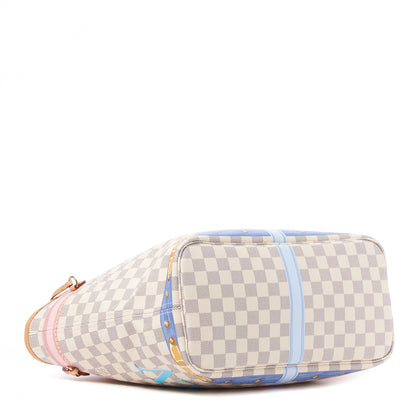 Louis Vuitton Damier Azur Summer Trunks Neo Neverfull MM 3 of 9