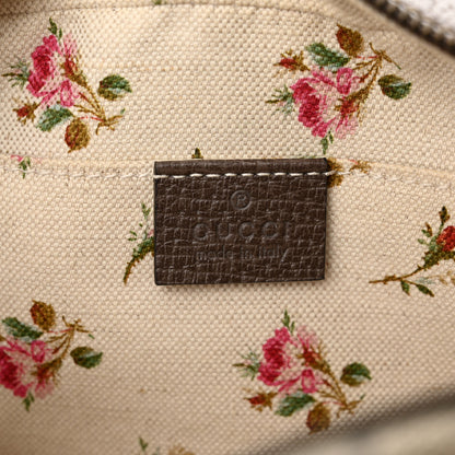 Gucci GG Supreme Monogram Web Neo Vintage Shoulder Bag Beige New Acero Crop 6 of 12