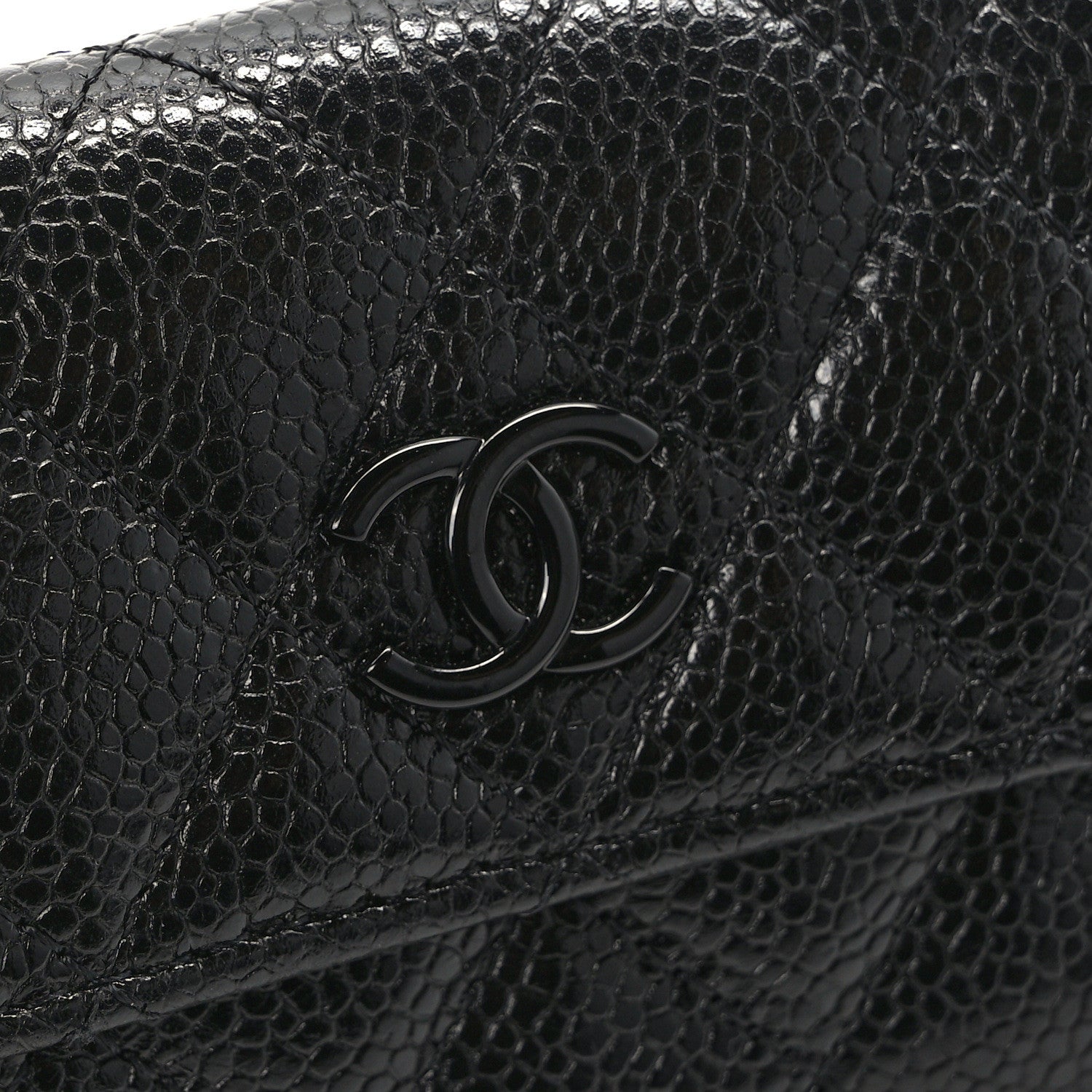 Chanel Caviar Quilted Flap Card Holder So Black 8 of 9