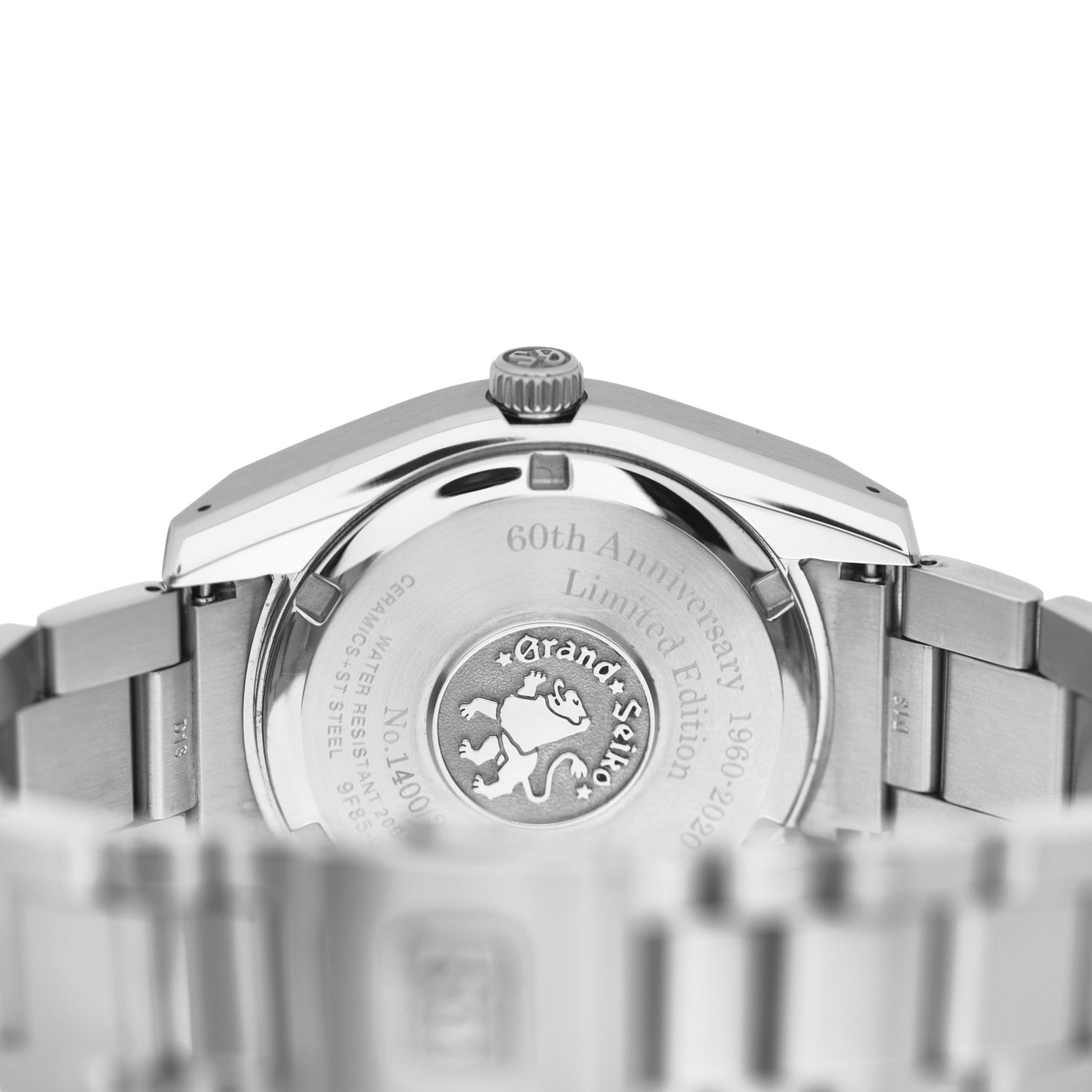 Stainless Steel 40mm 60th Anniversary Limited Edition Quartz Watch Blue SBGP015