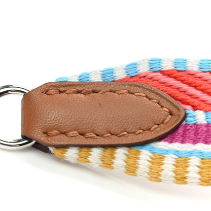 Hermes Toile Swift 25mm Sangle Cavale Shoulder Strap Magnolia Cappucine 6 of 7