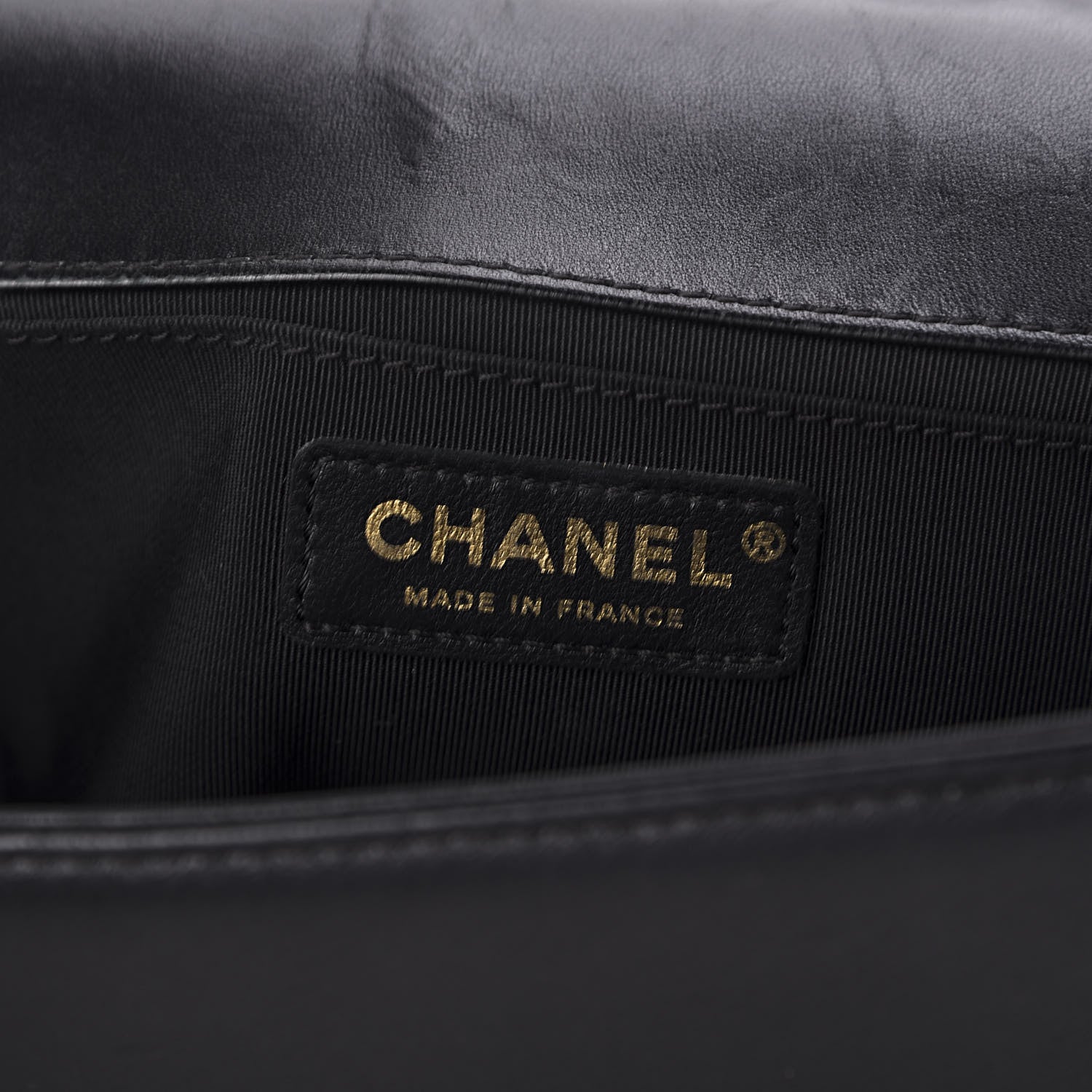 Chanel Lambskin Quilted Medium Boy Flap Black 8 of 13