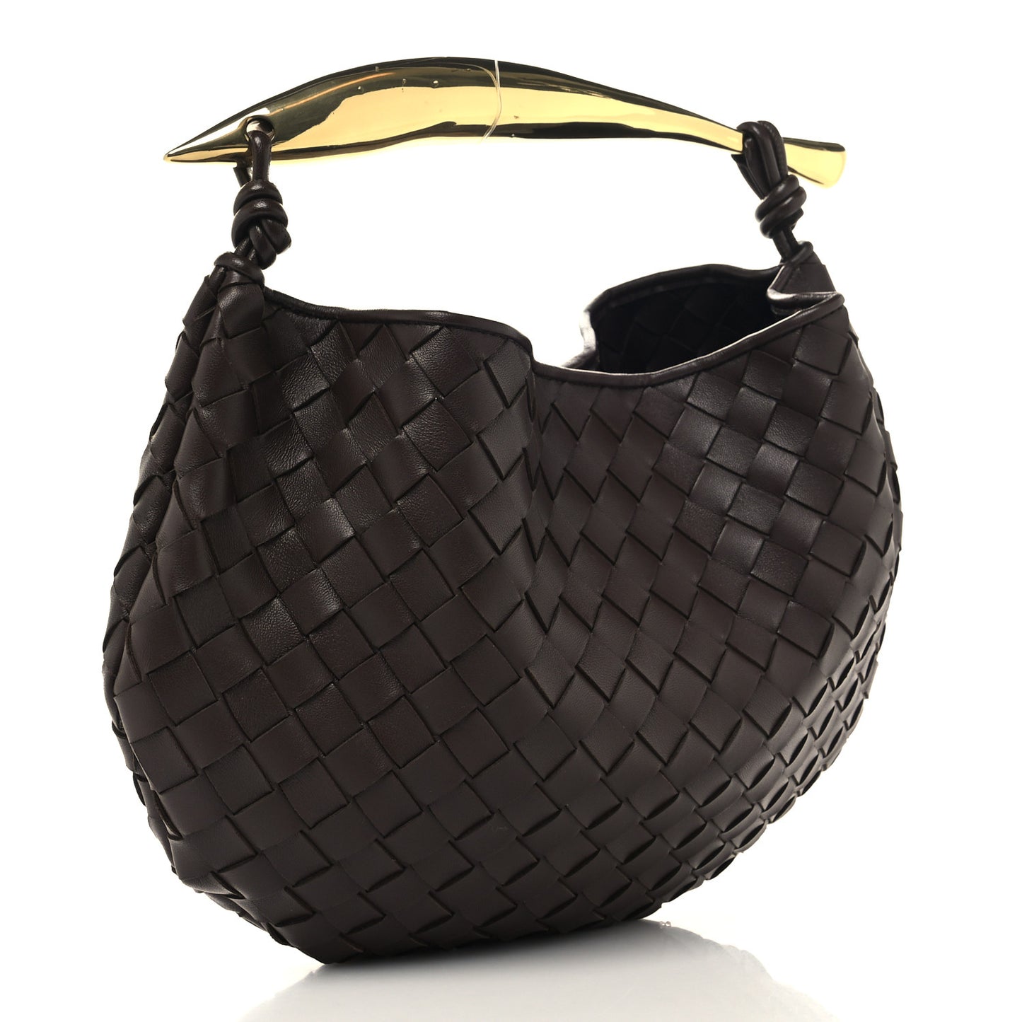 Nappa Intrecciato Sardine Bag Bitter Chocolate