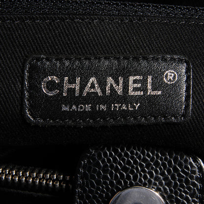 Chanel Soft Caviar CC Medium Top Handle Tote Black 6 of 7