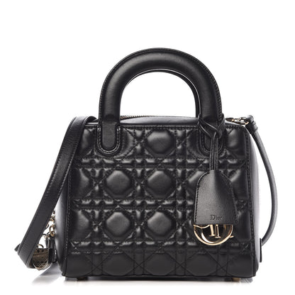 Christian Dior Lambskin Cannage Lily Tote Black 1 of 7