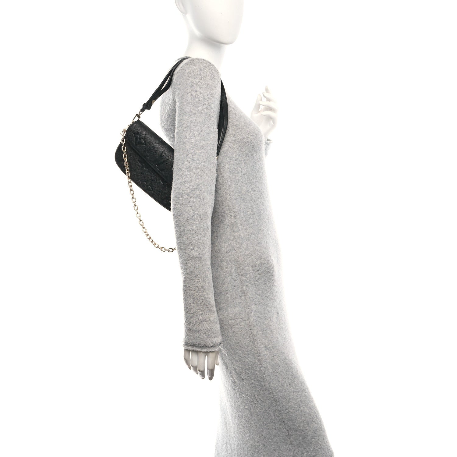 Louis Vuitton Empreinte Monogram Giant Ivy Wallet On Chain Black 2 of 10