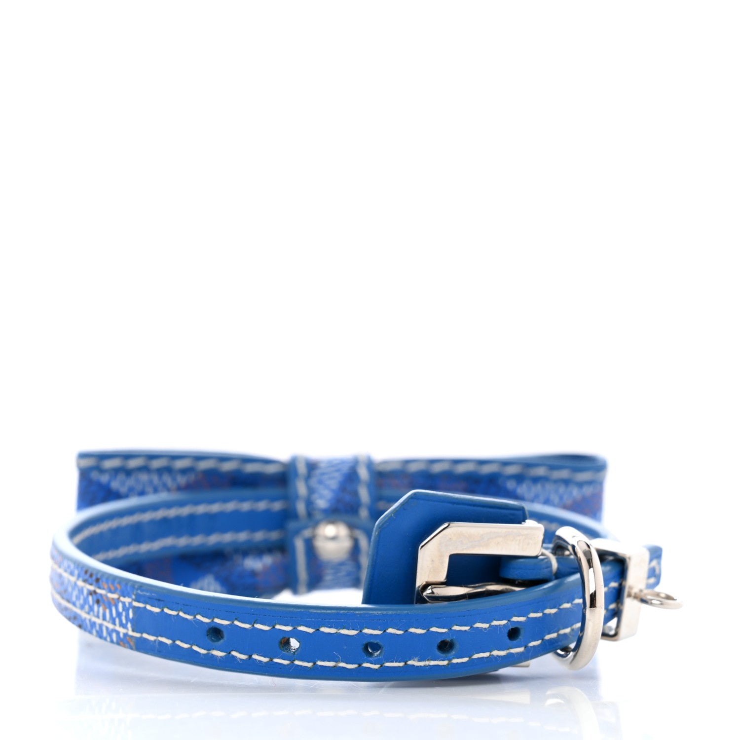 Goyard Goyardine Dog Collar Sky Blue 2 of 6