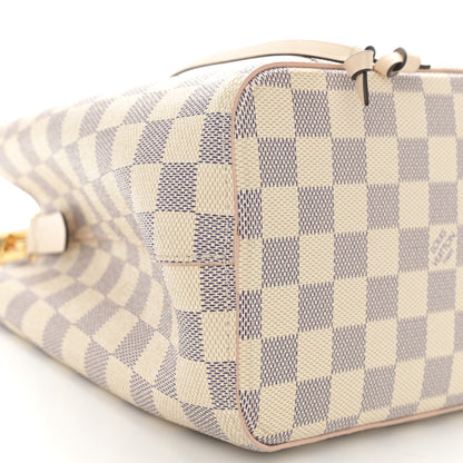 Louis Vuitton Damier Azur Braided Neonoe BB Pink 9 of 13