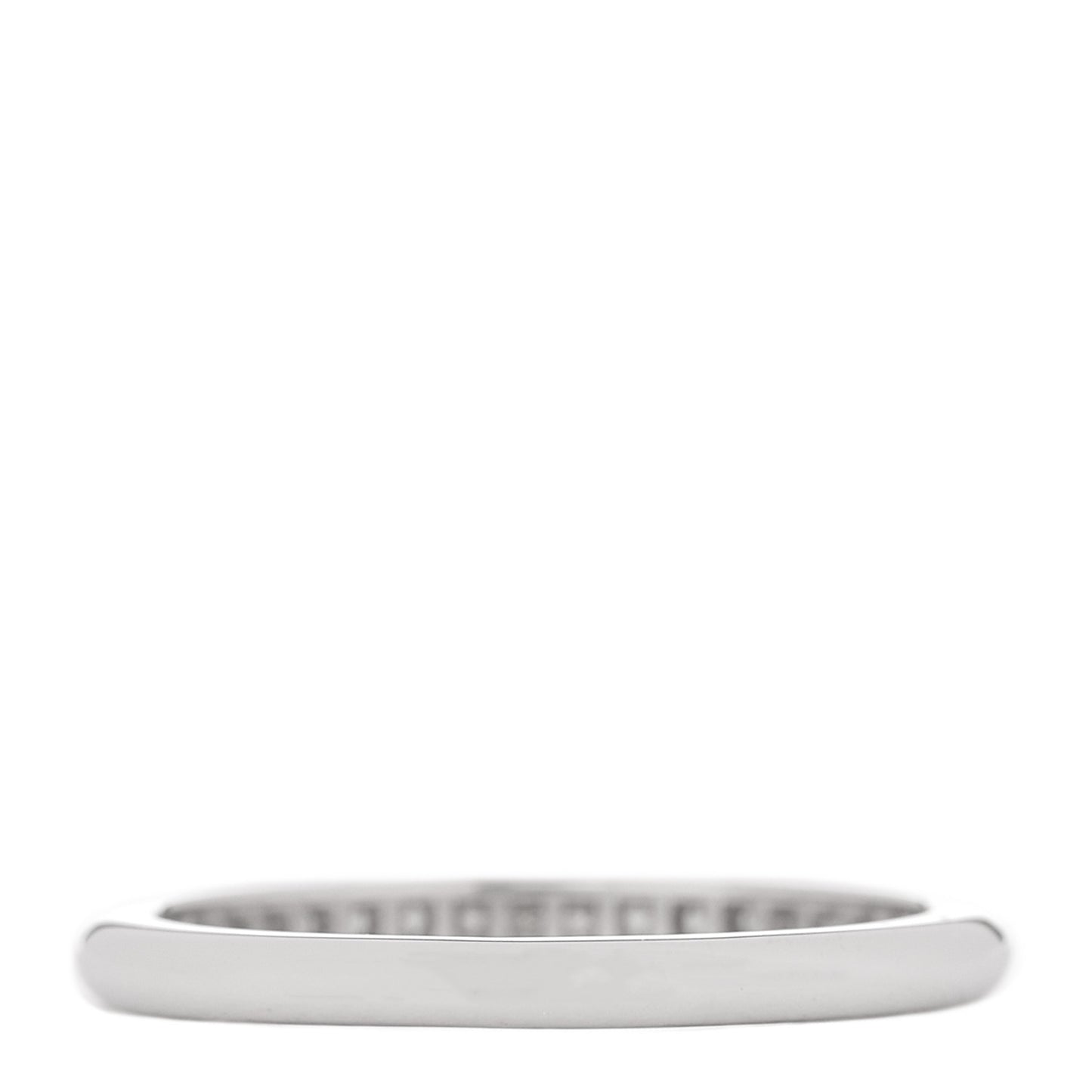 Platinum Diamond Soleste Half Eternity Band Ring 54 7