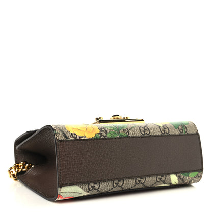 Gucci GG Supreme Monogram Tian Small Padlock Shoulder Bag Beige Multicolor New Acero 4 of 10