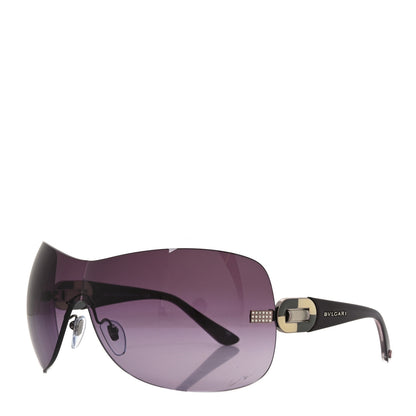 Bulgari Crystal Sunglasses 6054-B Purple 1 of 7