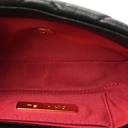 Chanel Goatskin Quilted Chanel 19 Waist Bag Black 5 of 10