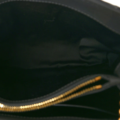 Saint Laurent Suede Calfskin Y Quilted Monogram Small Loulou Chain Satchel Storm 6 of 11