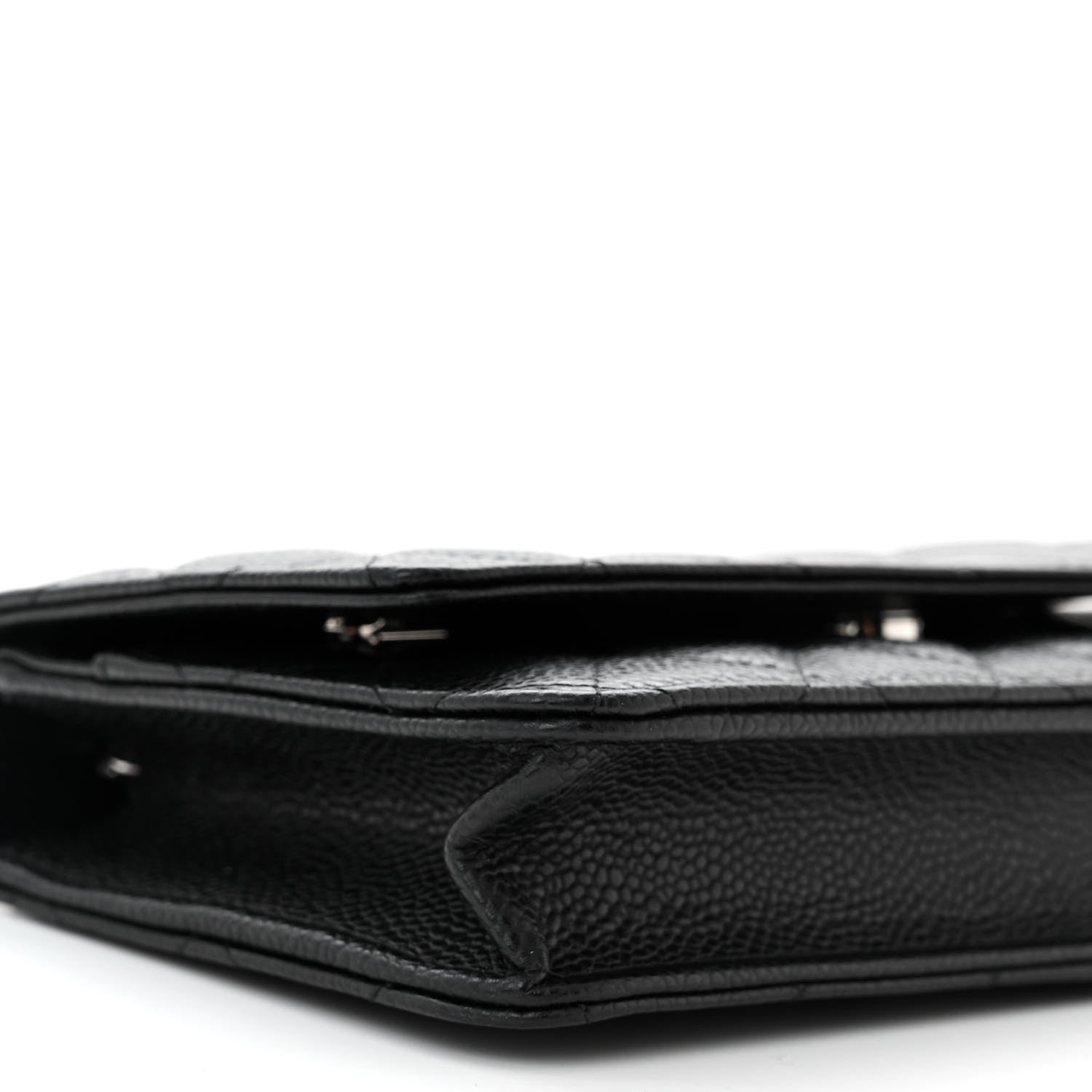 Chanel Caviar Quilted Wallet on Chain WOC Black 10 of 12