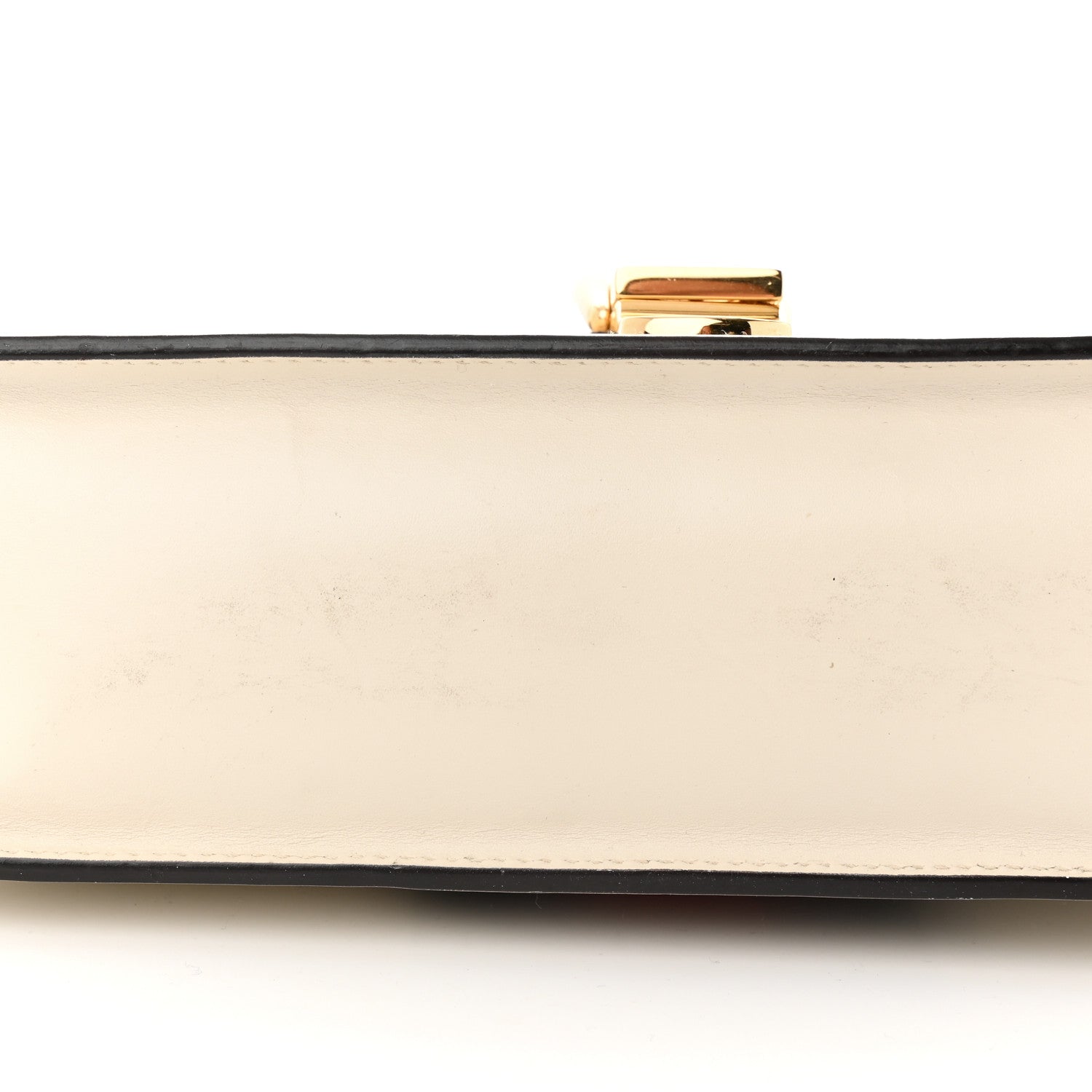 Gucci Calfskin Small Sylvie Shoulder Bag Off White 12 of 15