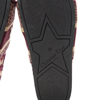 Christian Dior Oblique D-Way Platform Sandal 35 Deep Amaranth 8 of 9