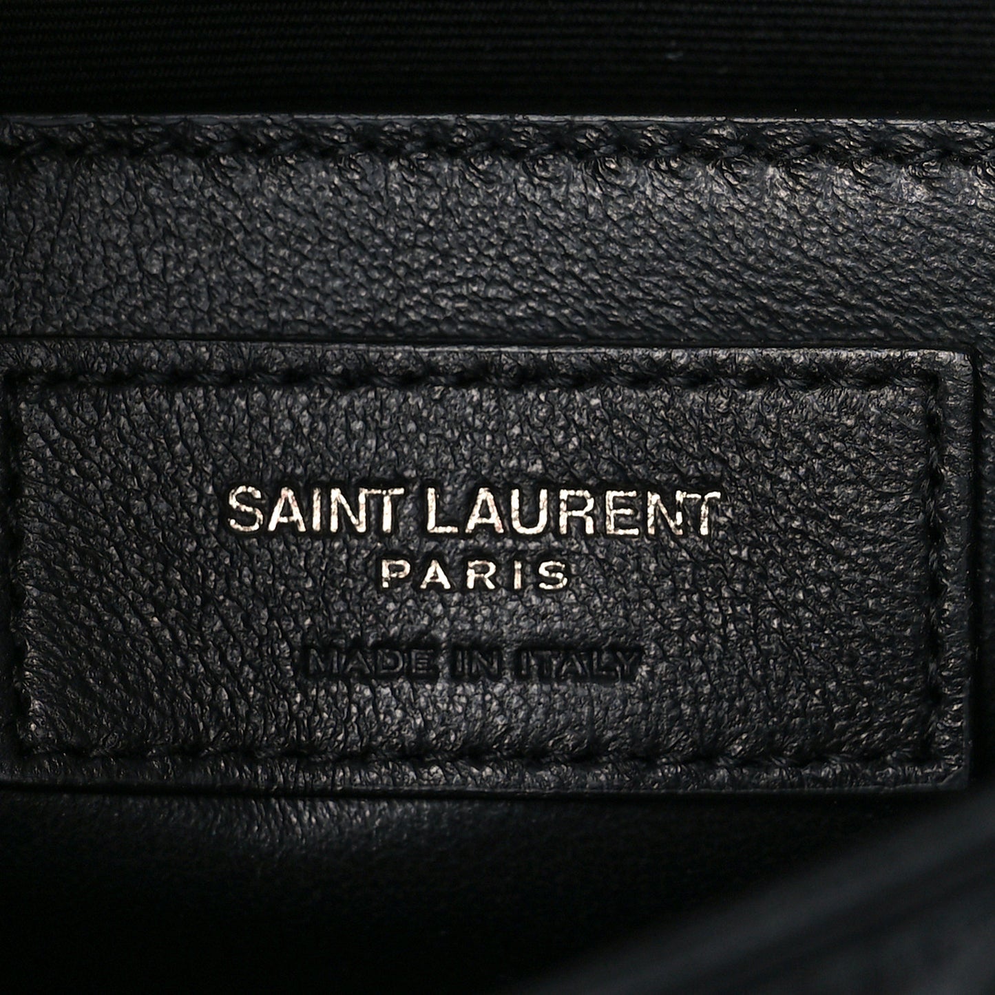 Crinkled Lambskin Matelasse Monogram Baby Niki Chain Satchel Black