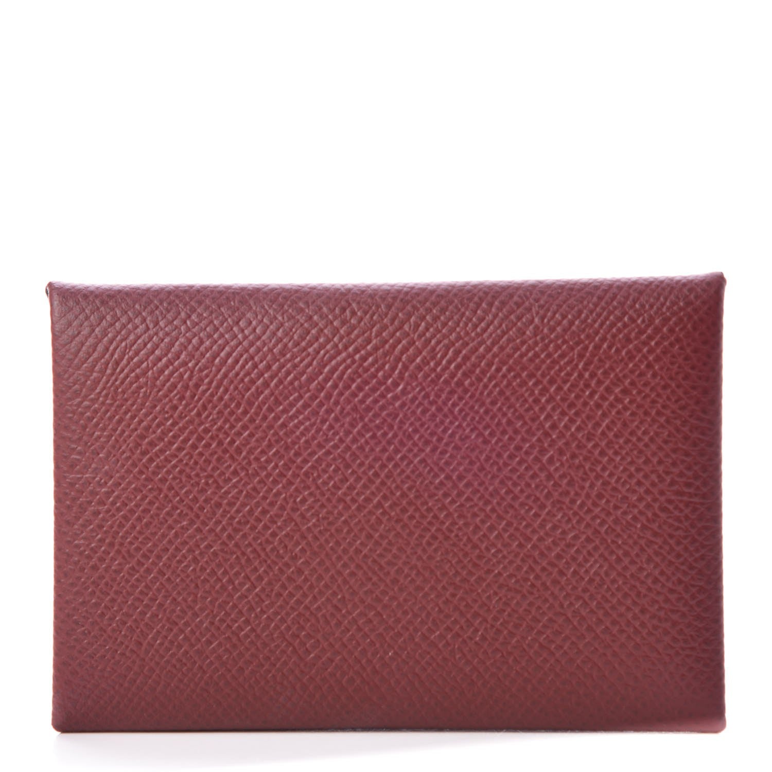 Hermes Epsom Calvi Card Case Rouge Grenat 1 of 8