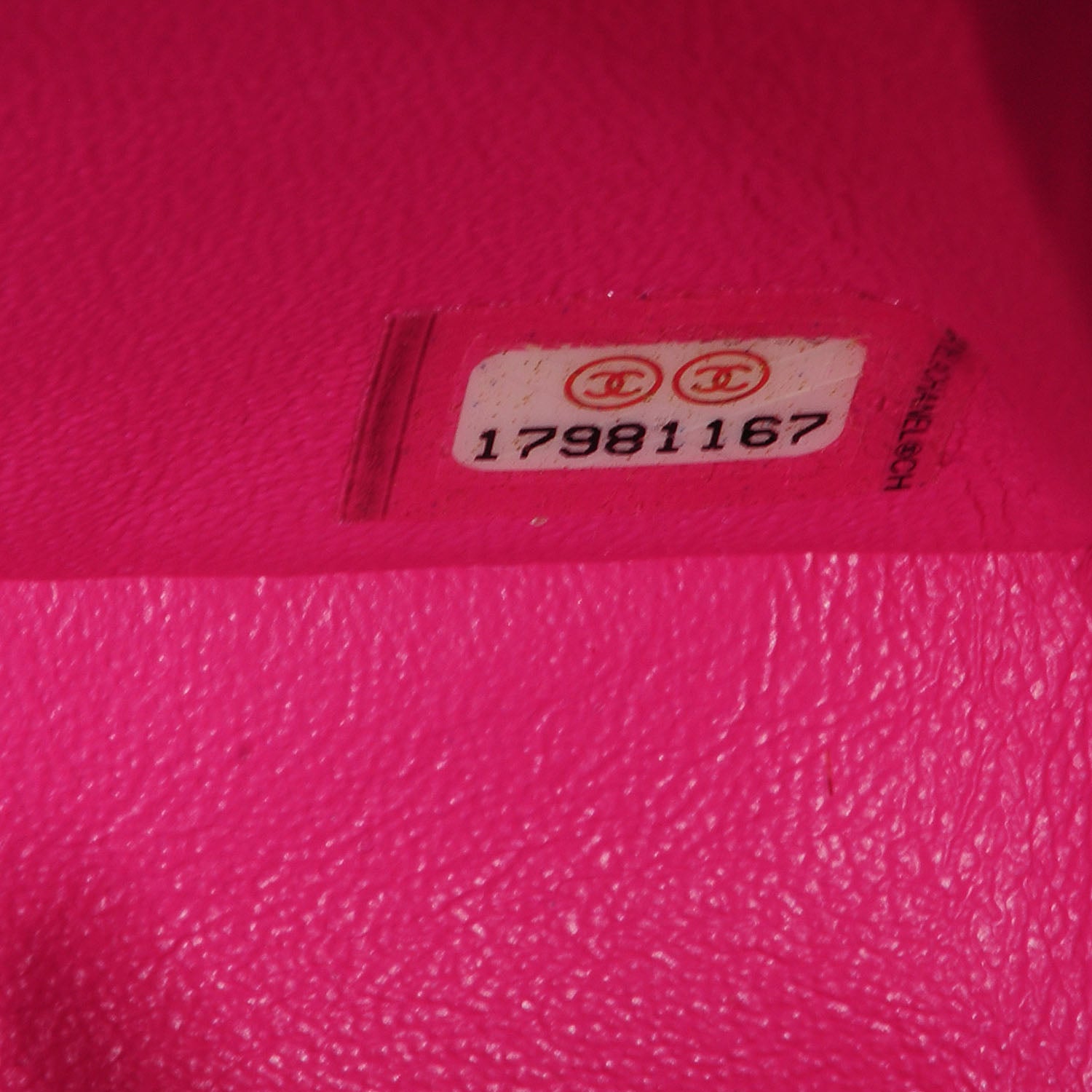 Chanel Iridescent Caviar Quilted Mini Flap Hot Pink 9 of 9