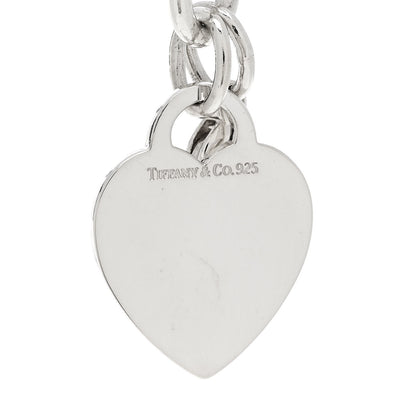 Tiffany Sterling Silver Heart Tag Charm Bracelet 3 of 3