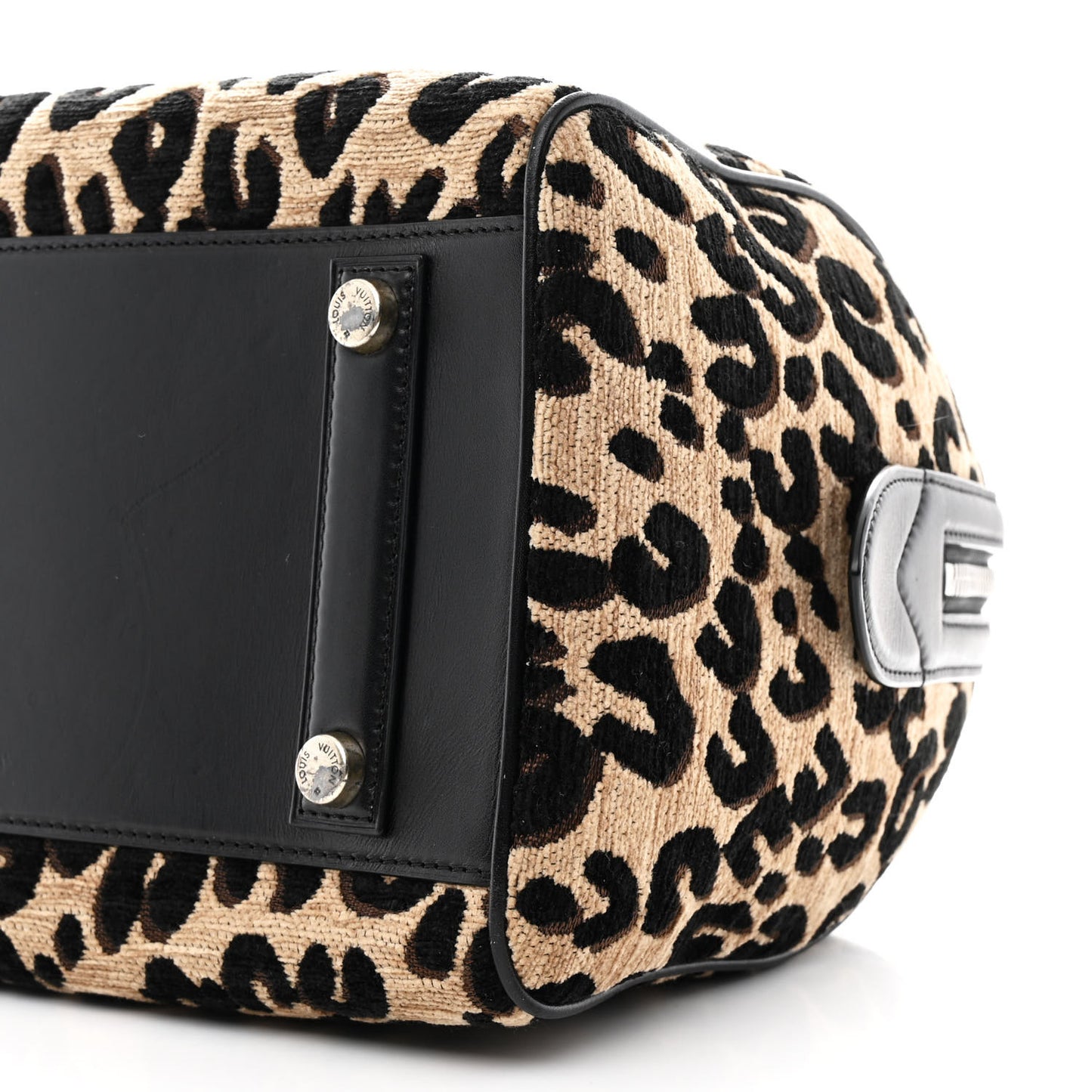 Jacquard Velvet Leopard Print Stephen Sprouse Speedy