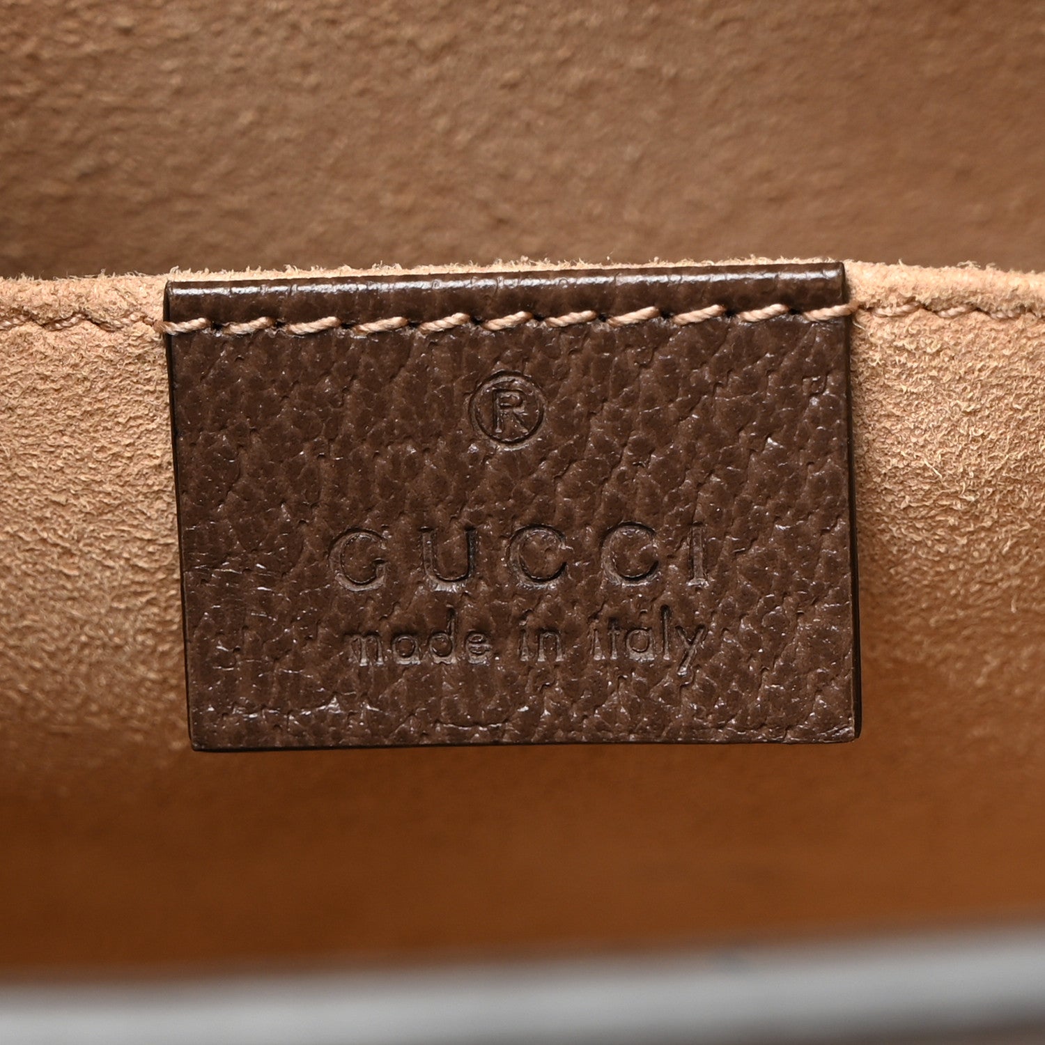 Gucci GG Supreme Monogram Web Ophidia Pouch Brown 6 of 9